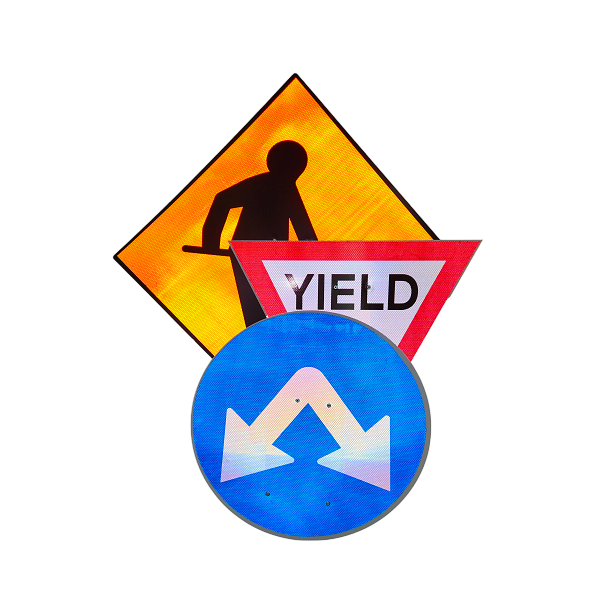 21 – TEMPORARY & CONSTRUCTION ROAD PLASTIC SIGNS