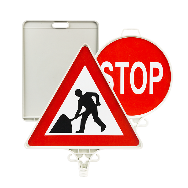 20 – PLASTIC TRAFFIC SIGNS